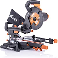 Evolution Power Tools R210SMS+ Ingletadora deslizante multimaterial de 210 mm- con paquete Plus- 230 V